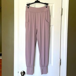 Zyia lilac joggers in a bottle size small